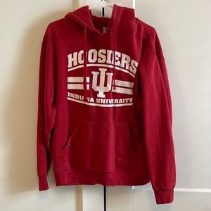 Indiana University red hoodie size M